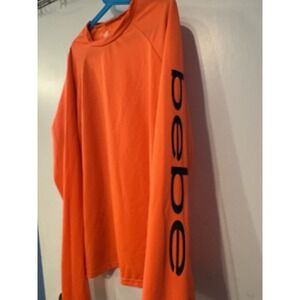 bebe Orange Sporty Long T for Women